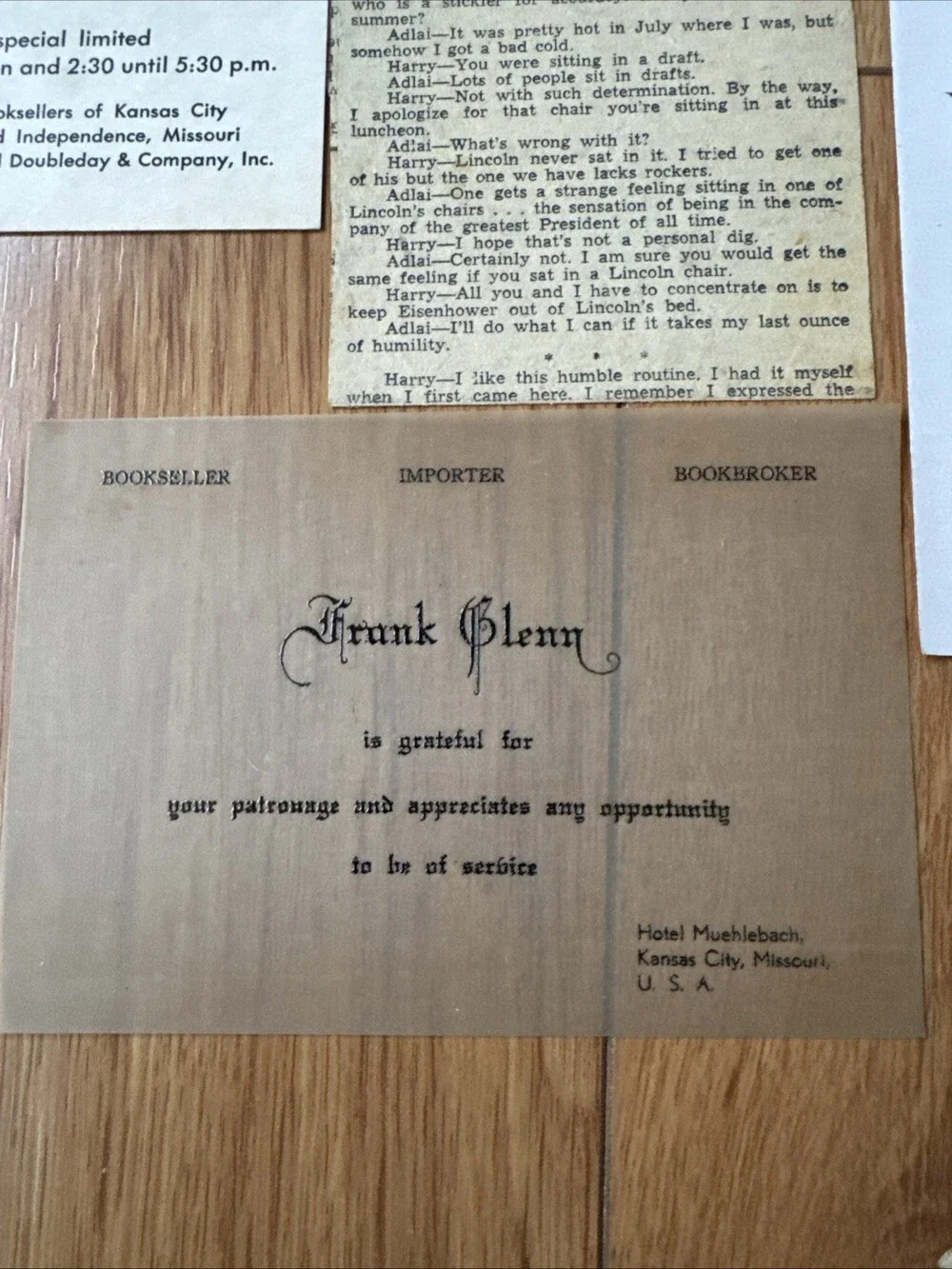 Memoirs By Harry S. Truman: Year of Decisions and Years Of Trial And Hope signed
